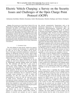 Electric Vehicle Charging: a Survey on the Security Issues and
  Challenges of the Open Charge Point Protocol (OCPP)
