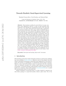 Towards Realistic Semi-Supervised Learning