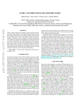 Is the U-Net Directional-Relationship Aware?