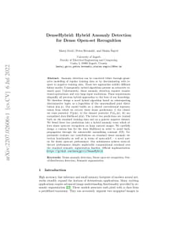 DenseHybrid: Hybrid Anomaly Detection for Dense Open-set Recognition