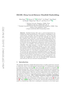 DLME: Deep Local-flatness Manifold Embedding