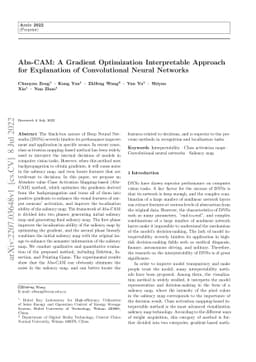 Abs-CAM: A Gradient Optimization Interpretable Approach for Explanation
  of Convolutional Neural Networks
