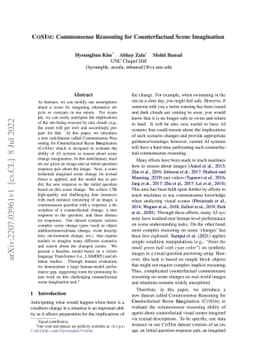CoSIm: Commonsense Reasoning for Counterfactual Scene Imagination