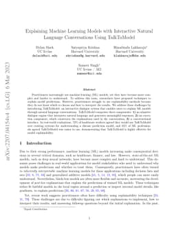 TalkToModel: Explaining Machine Learning Models with Interactive Natural
  Language Conversations