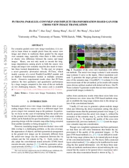 PI-Trans: Parallel-ConvMLP and Implicit-Transformation Based GAN for
  Cross-View Image Translation
