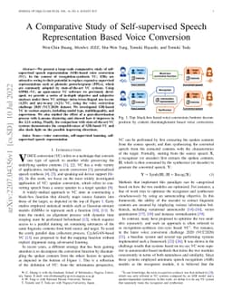 A Comparative Study of Self-supervised Speech Representation Based Voice
  Conversion
