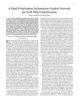 A Dual-Polarization Information Guided Network for SAR Ship
  Classification