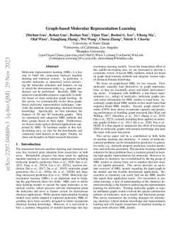 Graph-based Molecular Representation Learning