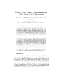 Hunting Group Clues with Transformers for Social Group Activity
  Recognition