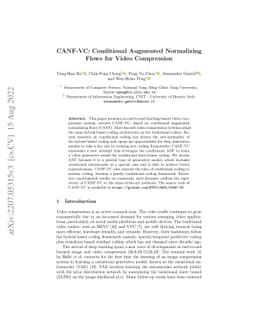 CANF-VC: Conditional Augmented Normalizing Flows for Video Compression