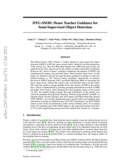 DTG-SSOD: Dense Teacher Guidance for Semi-Supervised Object Detection