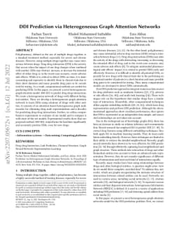 DDI Prediction via Heterogeneous Graph Attention Networks