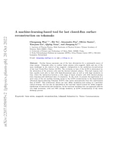 A machine-learning-based tool for last closed-flux surface
  reconstruction on tokamaks