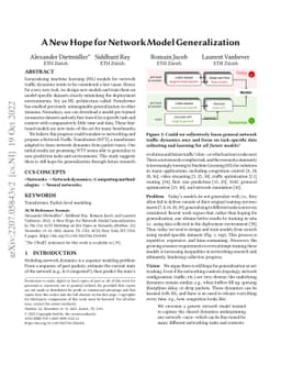 A new hope for network model generalization