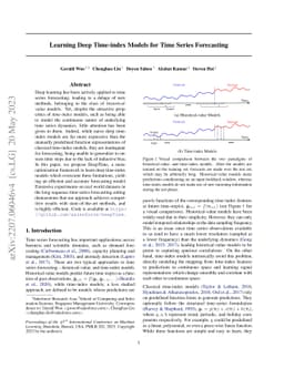Learning Deep Time-index Models for Time Series Forecasting
