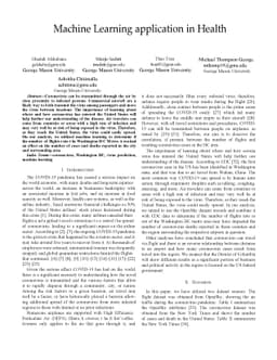 Machine Learning Application in Health