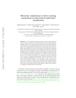 Hierarchy exploitation to detect missing annotations on hierarchical
  multi-label classification