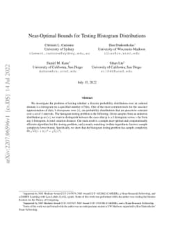 Near-Optimal Bounds for Testing Histogram Distributions