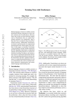 Forming Trees with Treeformers