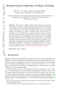 Towards Grand Unification of Object Tracking