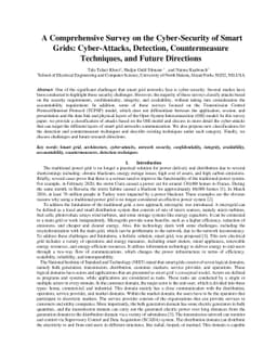 A Comprehensive Survey on the Cyber-Security of Smart Grids:
  Cyber-Attacks, Detection, Countermeasure Techniques, and Future Directions