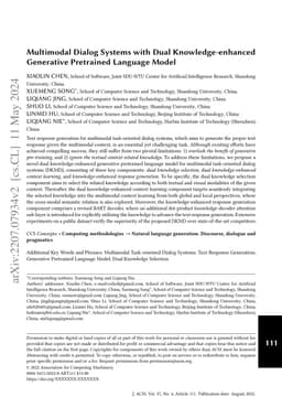 Multimodal Dialog Systems with Dual Knowledge-enhanced Generative
  Pretrained Language Model