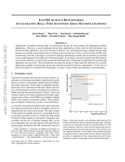 FastML Science Benchmarks: Accelerating Real-Time Scientific Edge
  Machine Learning