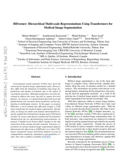 HiFormer: Hierarchical Multi-scale Representations Using Transformers
  for Medical Image Segmentation