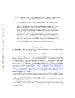 Limit Theorems for Entropic Optimal Transport Maps and the Sinkhorn
  Divergence