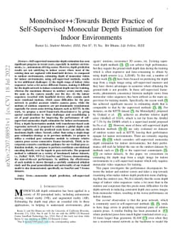 MonoIndoor++:Towards Better Practice of Self-Supervised Monocular Depth
  Estimation for Indoor Environments