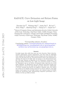 KinD-LCE Curve Estimation And Retinex Fusion On Low-Light Image