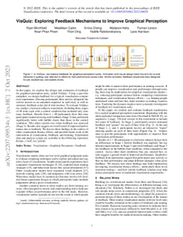 VisQuiz: Exploring Feedback Mechanisms to Improve Graphical Perception