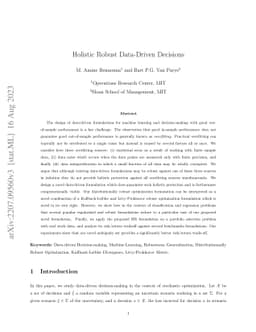 Holistic Robust Data-Driven Decisions