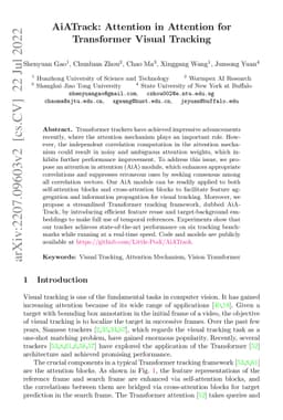 AiATrack: Attention in Attention for Transformer Visual Tracking