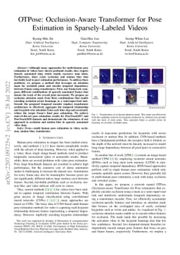 OTPose: Occlusion-Aware Transformer for Pose Estimation in
  Sparsely-Labeled Videos