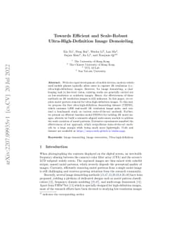 Towards Efficient and Scale-Robust Ultra-High-Definition Image
  Demoireing