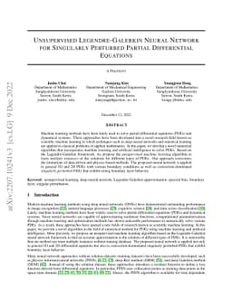 Unsupervised Legendre-Galerkin Neural Network for Singularly Perturbed
  Partial Differential Equations