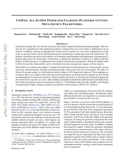 UniFed: All-In-One Federated Learning Platform to Unify Open-Source
  Frameworks
