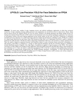 LPYOLO: Low Precision YOLO for Face Detection on FPGA