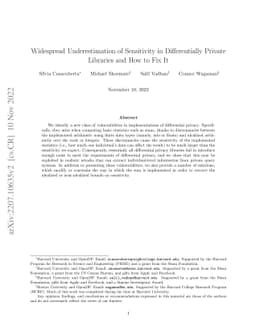 Widespread Underestimation of Sensitivity in Differentially Private
  Libraries and How to Fix It