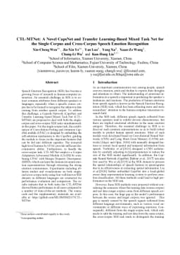 CTL-MTNet: A Novel CapsNet and Transfer Learning-Based Mixed Task Net
  for the Single-Corpus and Cross-Corpus Speech Emotion Recognition