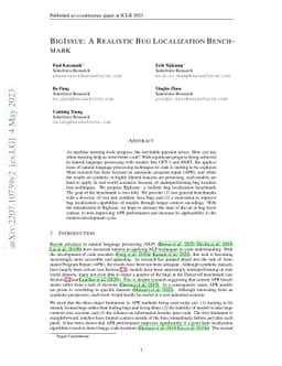 BigIssue: A Realistic Bug Localization Benchmark