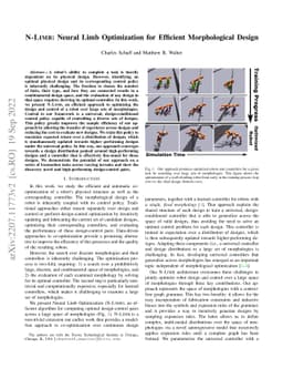 N-LIMB: Neural Limb Optimization for Efficient Morphological Design