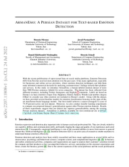 ArmanEmo: A Persian Dataset for Text-based Emotion Detection