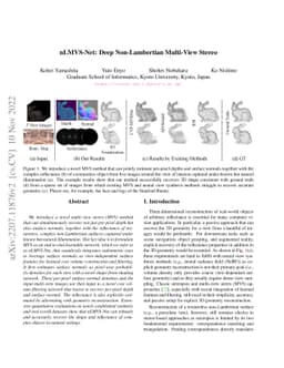 nLMVS-Net: Deep Non-Lambertian Multi-View Stereo