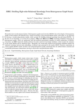 HIRE: Distilling High-order Relational Knowledge From Heterogeneous
  Graph Neural Networks