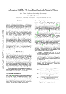 A Polyphone BERT for Polyphone Disambiguation in Mandarin Chinese