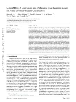 LightX3ECG: A Lightweight and eXplainable Deep Learning System for
  3-lead Electrocardiogram Classification