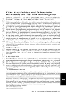 P2ANet: A Dataset and Benchmark for Dense Action Detection from Table
  Tennis Match Broadcasting Videos