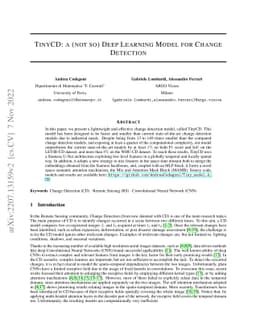 TINYCD: A (Not So) Deep Learning Model For Change Detection